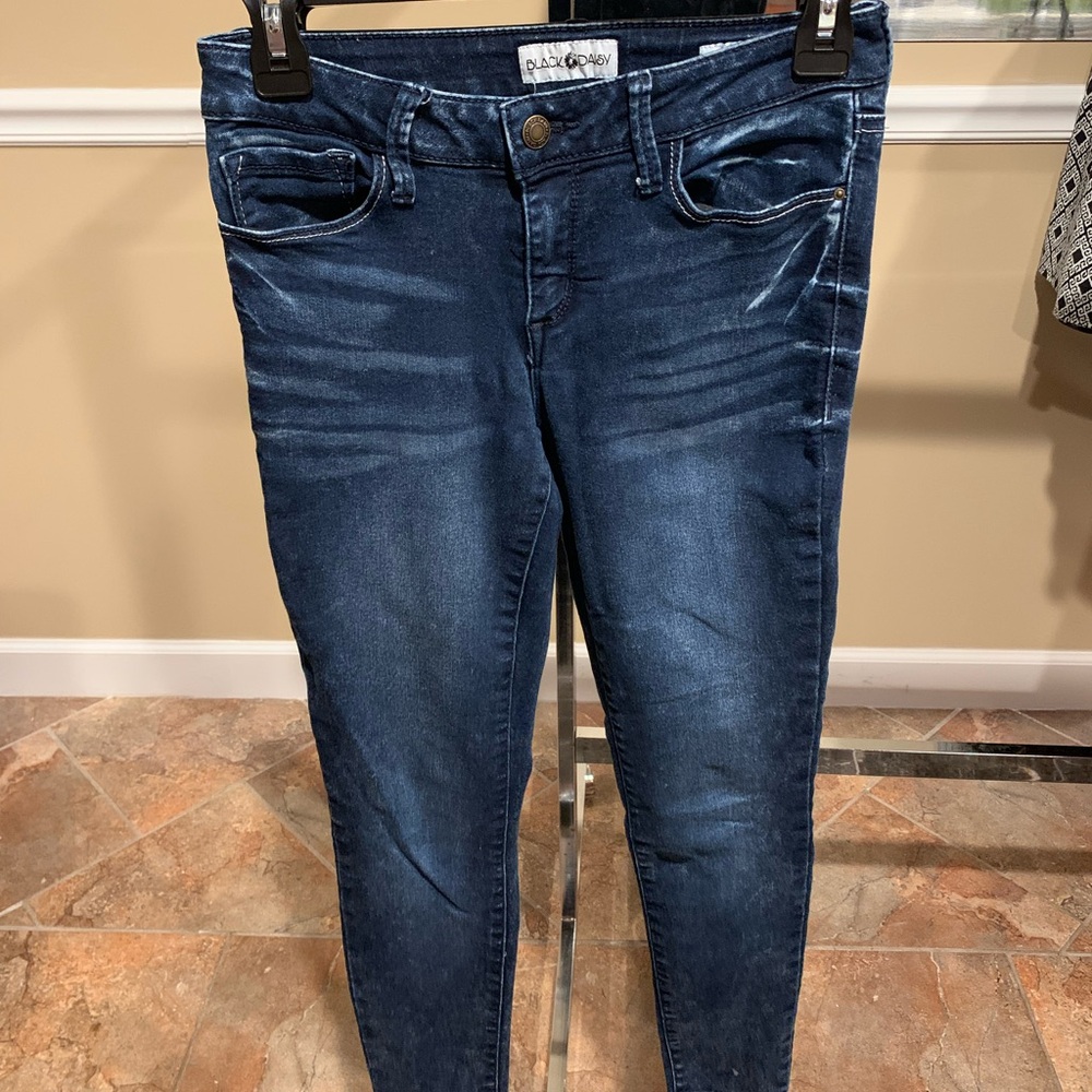 Dark Blue Denim Jeans